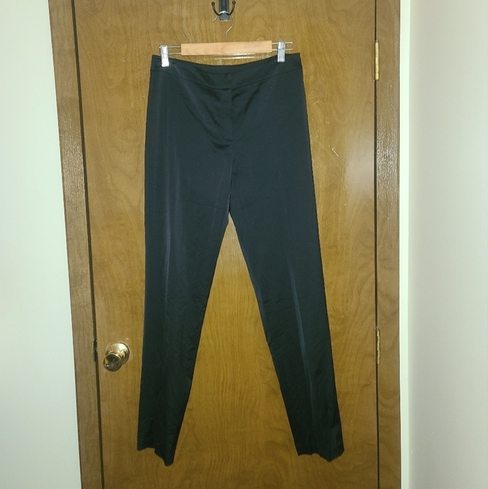 Eileen Fisher trouser pants with satiny finish size xs.